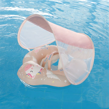 Infant Baby Children's Swimming Ring Underarm Sunscreen Shade New Style